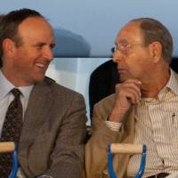Richard DeVos with Doug DeVos.
